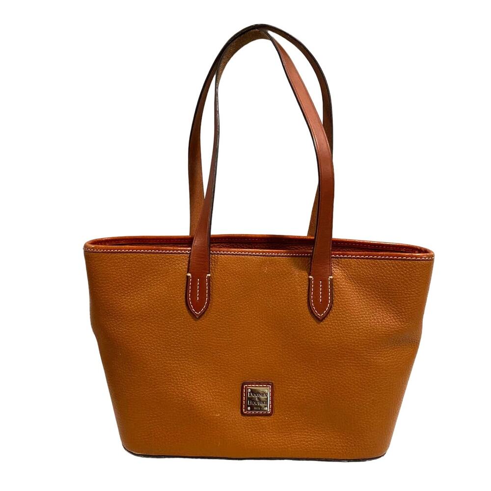 Dooney & Bourke Small Lexington Caramel Pebble Leather Purse